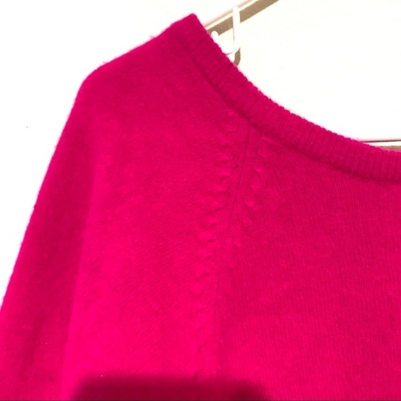 PORT CAMARD rabbit hair lambswool pink sweater M - Picture 5 of 7
